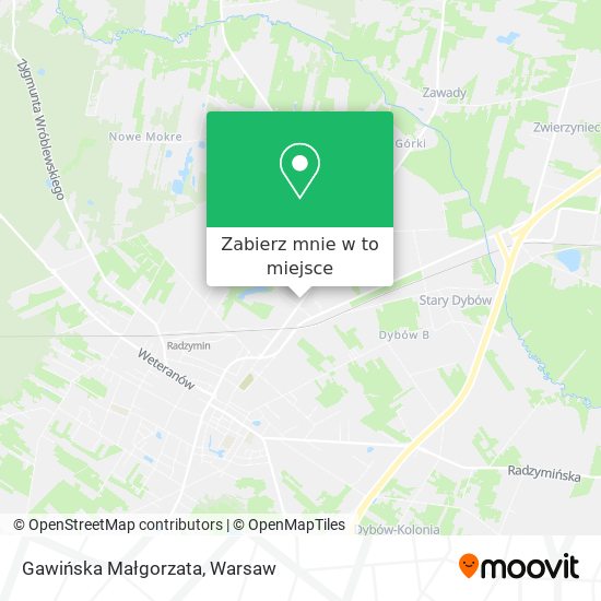 Mapa Gawińska Małgorzata