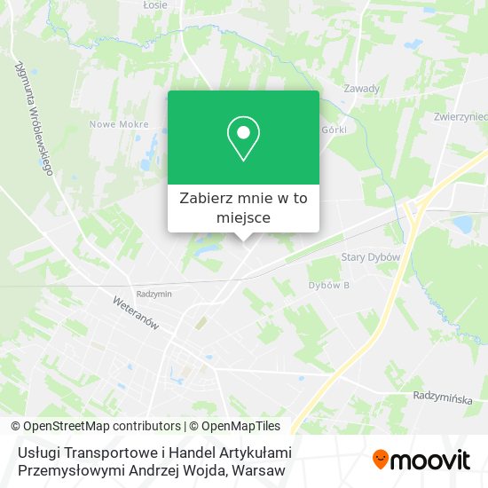 Mapa Usługi Transportowe i Handel Artykułami Przemysłowymi Andrzej Wojda