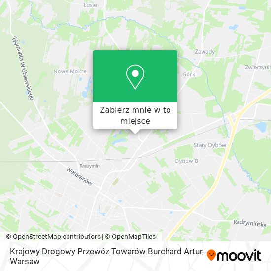 Mapa Krajowy Drogowy Przewóz Towarów Burchard Artur