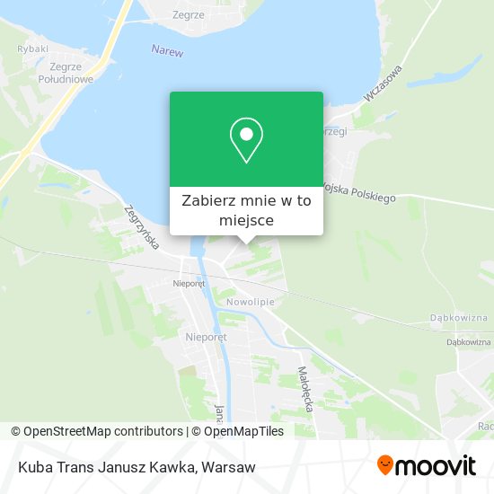 Mapa Kuba Trans Janusz Kawka