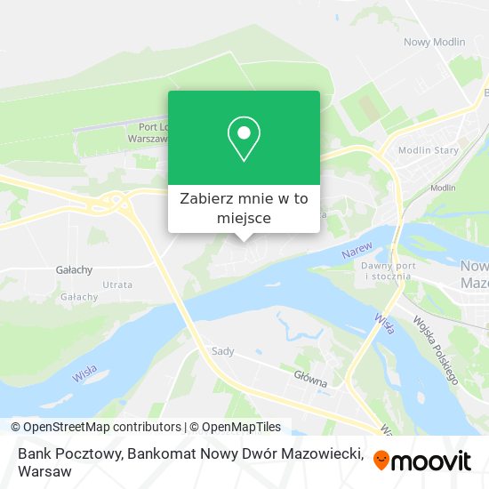 Mapa Bank Pocztowy, Bankomat Nowy Dwór Mazowiecki