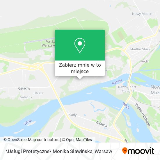 Mapa \Usługi Protetyczne\ Monika Sławińska