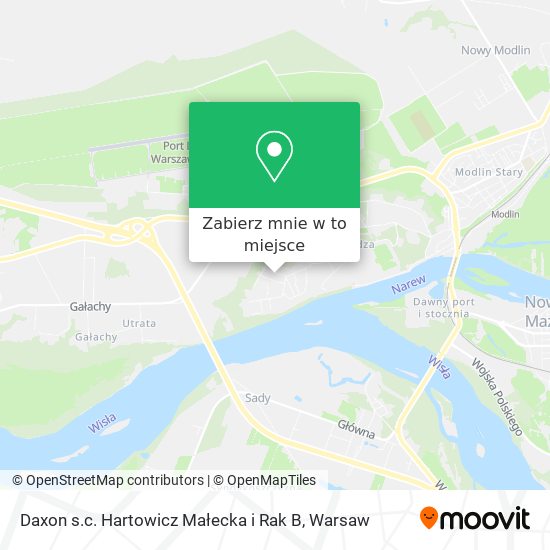 Mapa Daxon s.c. Hartowicz Małecka i Rak B