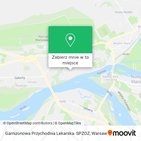 Mapa Garnizonowa Przychodnia Lekarska. SPZOZ