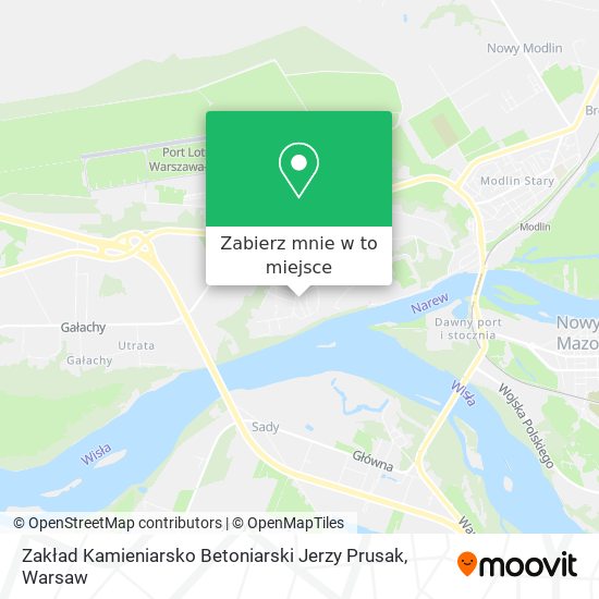 Mapa Zakład Kamieniarsko Betoniarski Jerzy Prusak