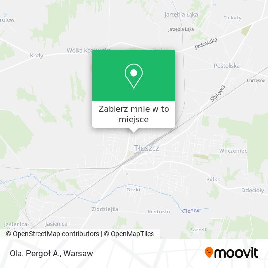 Mapa Ola. Pergoł A.