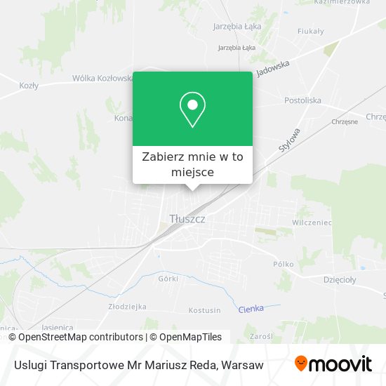 Mapa Uslugi Transportowe Mr Mariusz Reda