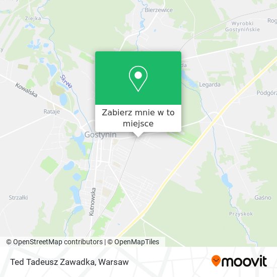 Mapa Ted Tadeusz Zawadka