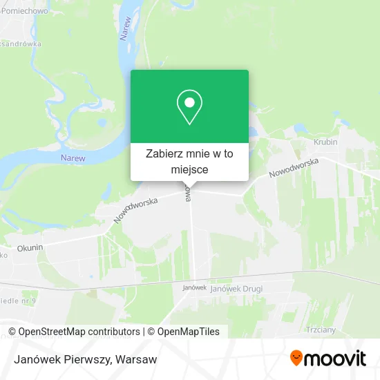 Mapa Janówek Pierwszy