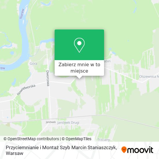 Mapa Przyciemnianie i Montaż Szyb Marcin Staniaszczyk