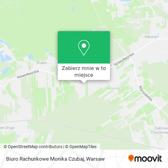 Mapa Biuro Rachunkowe Monika Czubaj