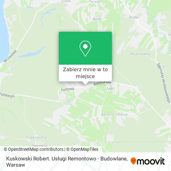 Mapa Kuskowski Robert. Usługi Remontowo - Budowlane