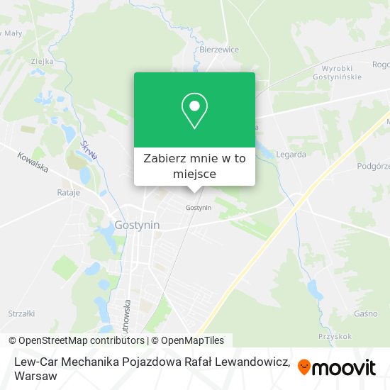 Mapa Lew-Car Mechanika Pojazdowa Rafał Lewandowicz