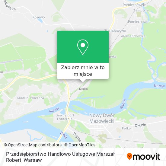 Mapa Przedsiębiorstwo Handlowo Usługowe Marszał Robert