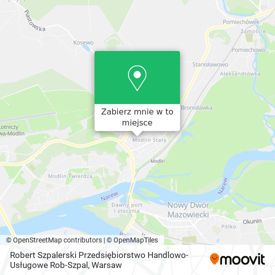 Mapa Robert Szpalerski Przedsiębiorstwo Handlowo-Usługowe Rob-Szpal