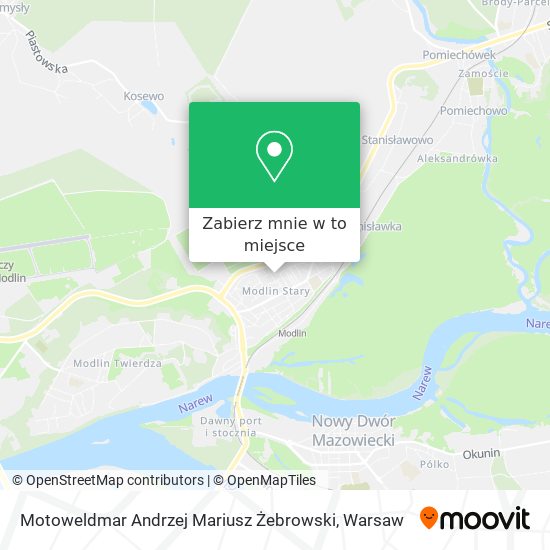 Mapa Motoweldmar Andrzej Mariusz Żebrowski