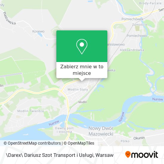 Mapa \Darex\ Dariusz Szot Transport i Usługi