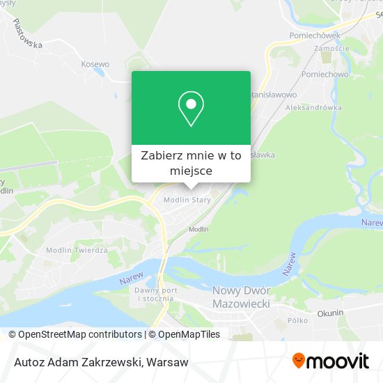 Mapa Autoz Adam Zakrzewski