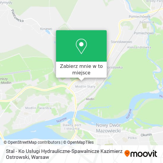 Mapa Stal - Ko Usługi Hydrauliczne-Spawalnicze Kazimierz Ostrowski