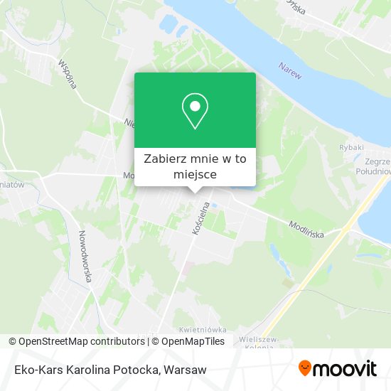 Mapa Eko-Kars Karolina Potocka