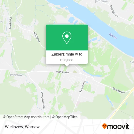 Mapa Wieliszew