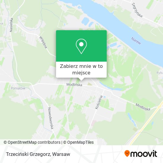 Mapa Trzeciński Grzegorz