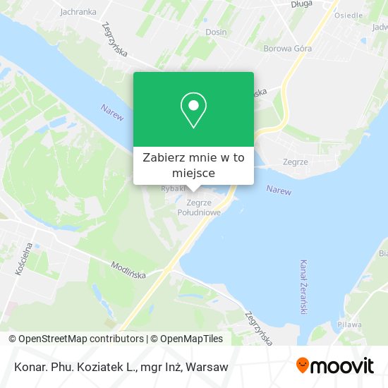 Mapa Konar. Phu. Koziatek L., mgr Inż