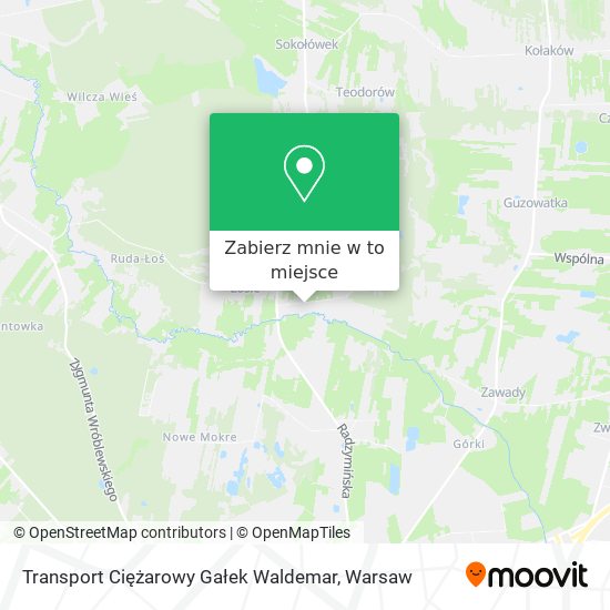 Mapa Transport Ciężarowy Gałek Waldemar