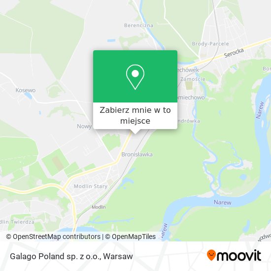 Mapa Galago Poland sp. z o.o.