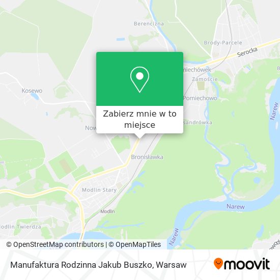 Mapa Manufaktura Rodzinna Jakub Buszko