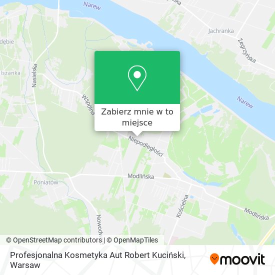 Mapa Profesjonalna Kosmetyka Aut Robert Kuciński