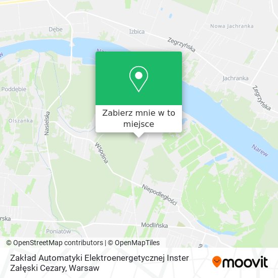 Mapa Zakład Automatyki Elektroenergetycznej Inster Załęski Cezary