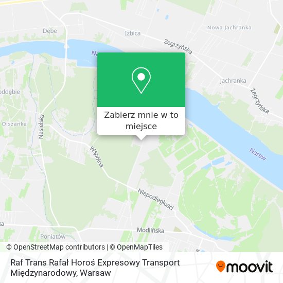 Mapa Raf Trans Rafał Horoś Expresowy Transport Międzynarodowy