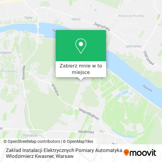 Mapa Zakład Instalacji Elektrycznych Pomiary Automatyka Włodzimierz Kwasner