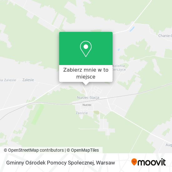 Mapa Gminny Ośrodek Pomocy Społecznej