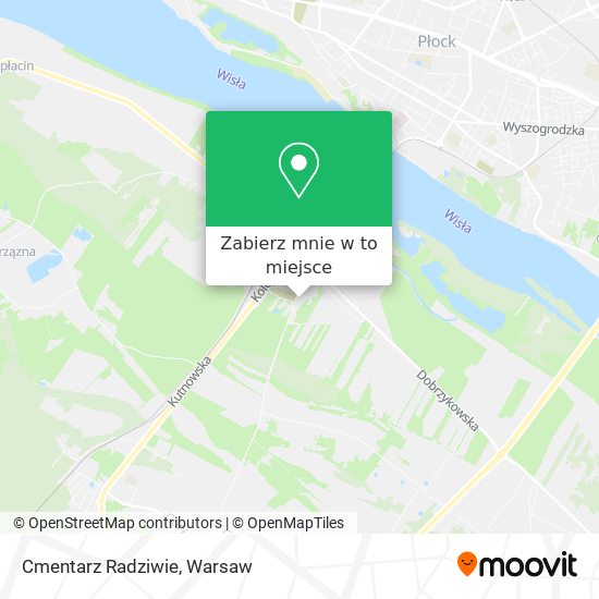 Mapa Cmentarz Radziwie