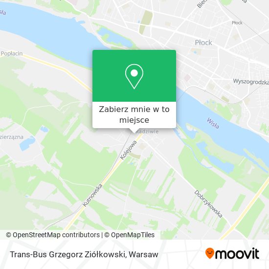 Mapa Trans-Bus Grzegorz Ziółkowski