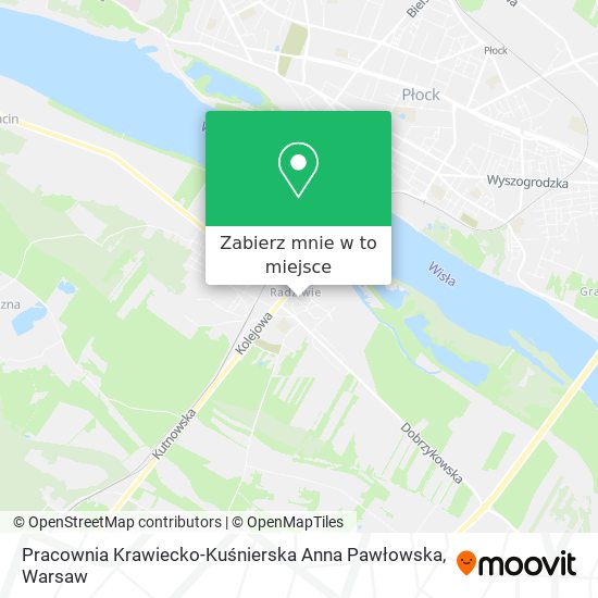 Mapa Pracownia Krawiecko-Kuśnierska Anna Pawłowska