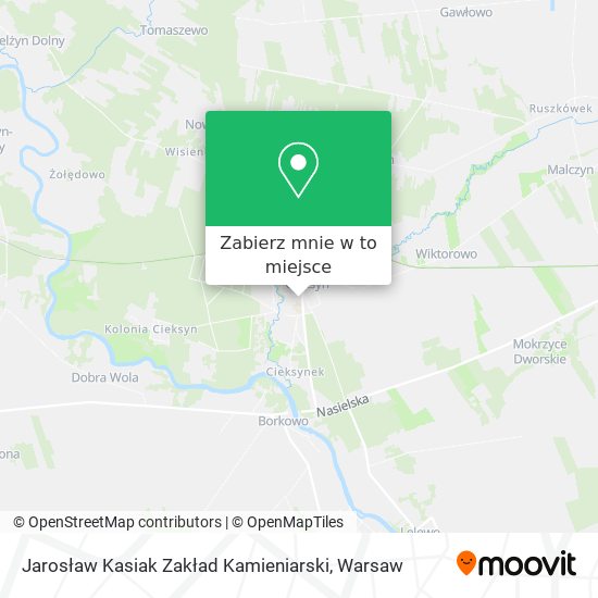 Mapa Jarosław Kasiak Zakład Kamieniarski