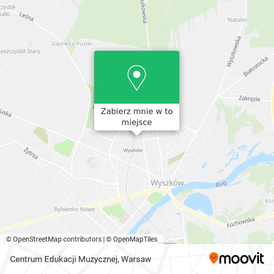 Mapa Centrum Edukacji Muzycznej