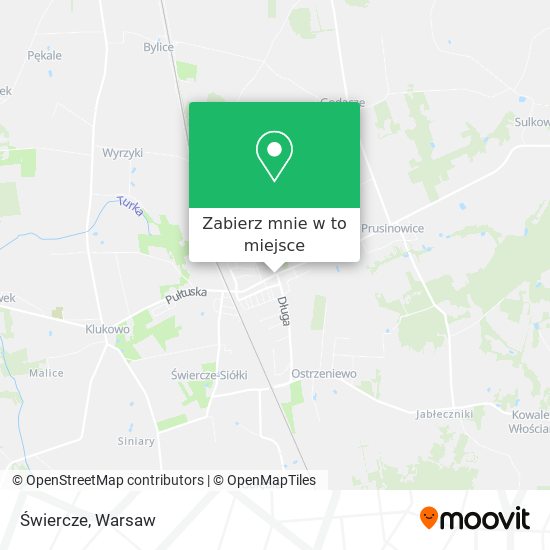 Mapa Świercze