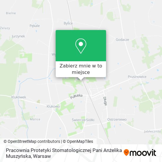 Mapa Pracownia Protetyki Stomatologicznej Pani Anżelika Muszyńska