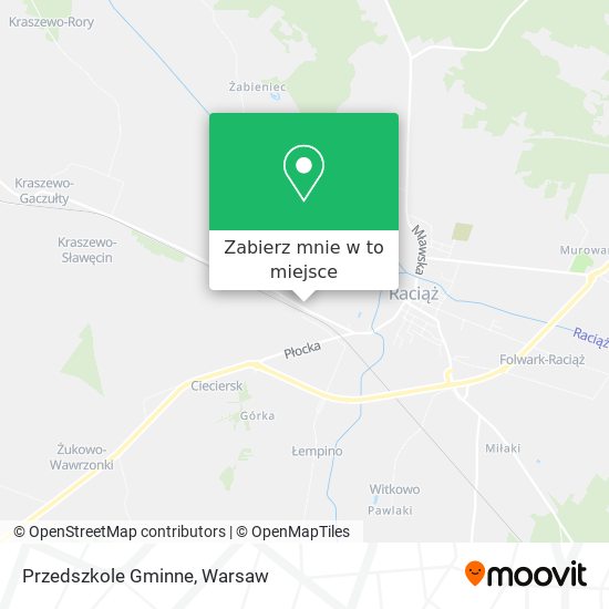 Mapa Przedszkole Gminne