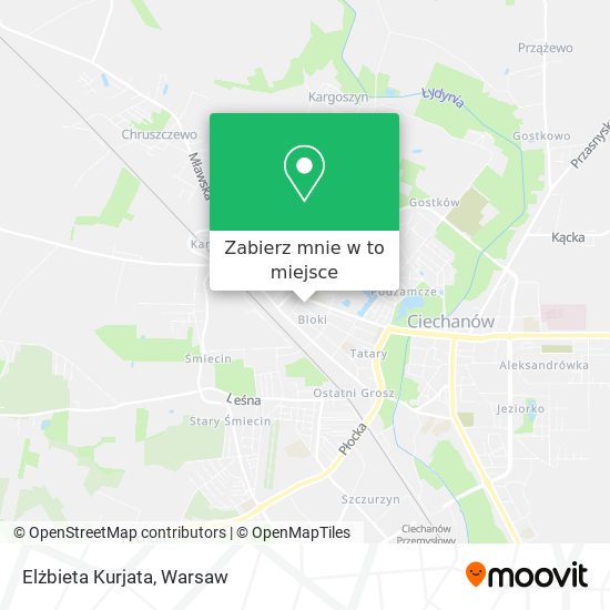 Mapa Elżbieta Kurjata