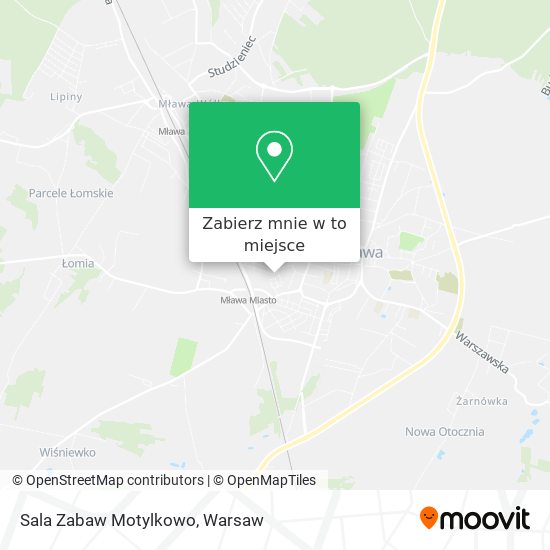 Mapa Sala Zabaw Motylkowo