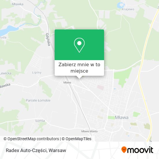 Mapa Radex Auto-Części