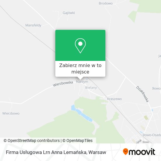 Mapa Firma Usługowa Lrn Anna Lemańska