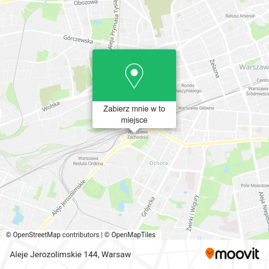 Mapa Aleje Jerozolimskie 144