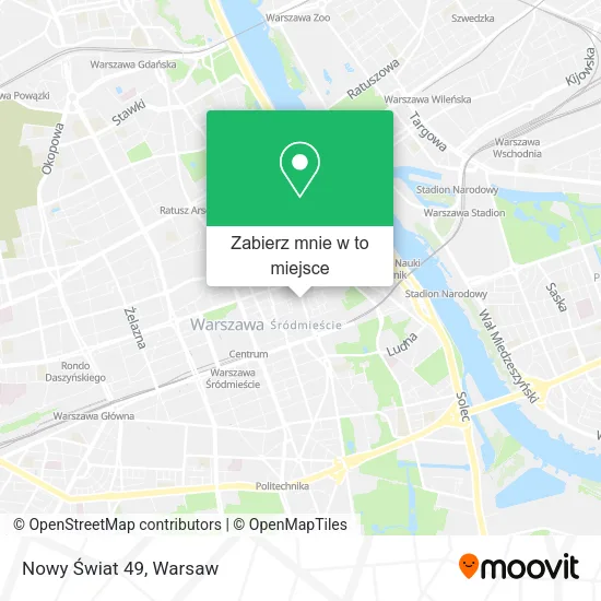 Mapa Nowy Świat 49