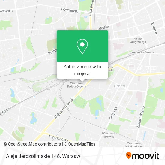 Mapa Aleje Jerozolimskie 148
